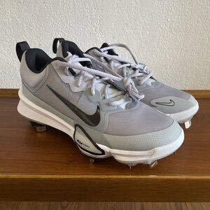 Nike Force Zoom Trout 9 Pro Men’s Baseball Cleats FB2907-002 Gray/Black Sz 7 NEW